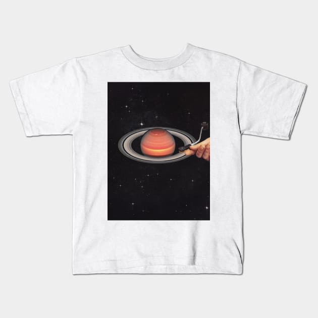 Galactic DJ Kids T-Shirt by Vertigo Artography